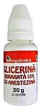 Glicerina boraxata&#160;cu anestezina 10%&#160;-&#160;20 ml, Biogalenica