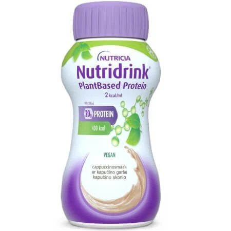 Nutridrink Eiwit met cappuccino smaak, 4 x 200 ml, Nutricia