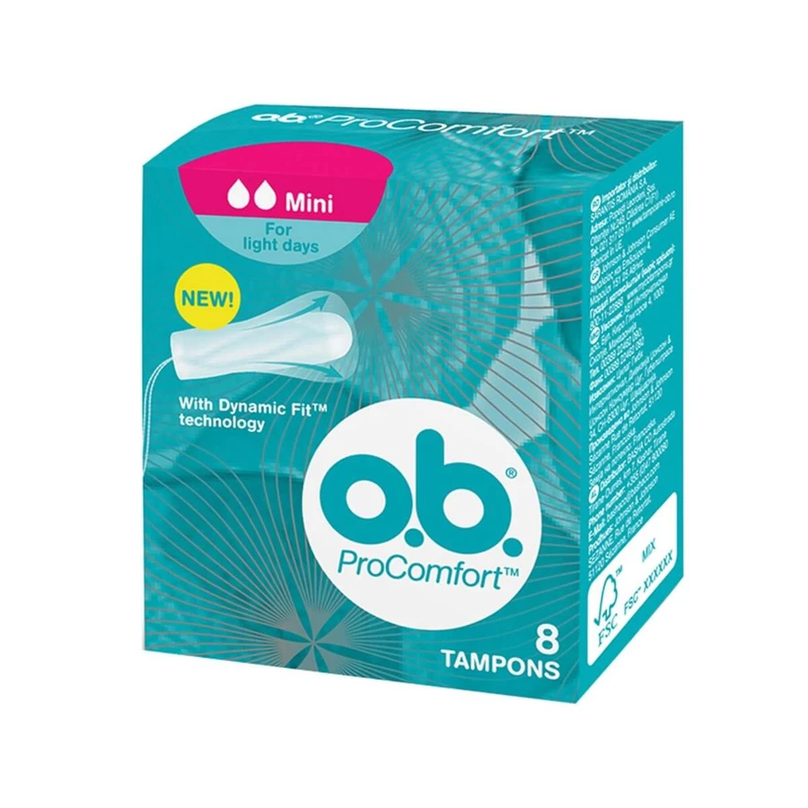 O.B | ProComfort Mini-Tampons | 8 Stück