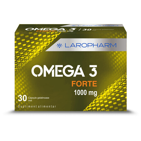 Omega 3 stark, 1000 mg x 30 weiche Tabletten, Laropharm