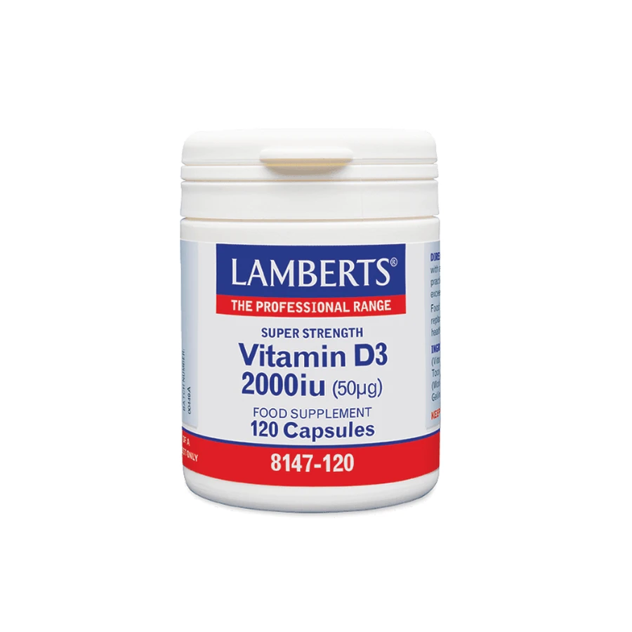 Lamberts | Vitamin D3 2000iu(50mg) | 120kapseln