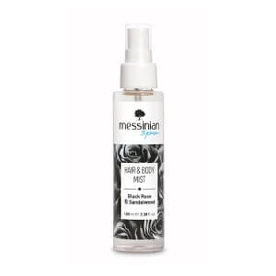 Messinian Spa | Schwarze Rose & Sandelholz Haar- & Körpernebel | 100ml