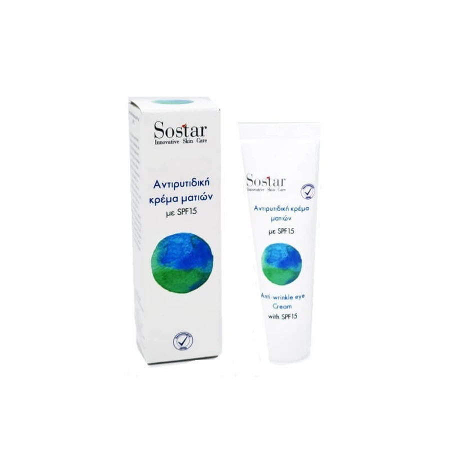 Sostar | Przeciwstarzeniowy krem do twarzy i pod oczy z filtrem SPF 15 | 25ml: ceny i cechy