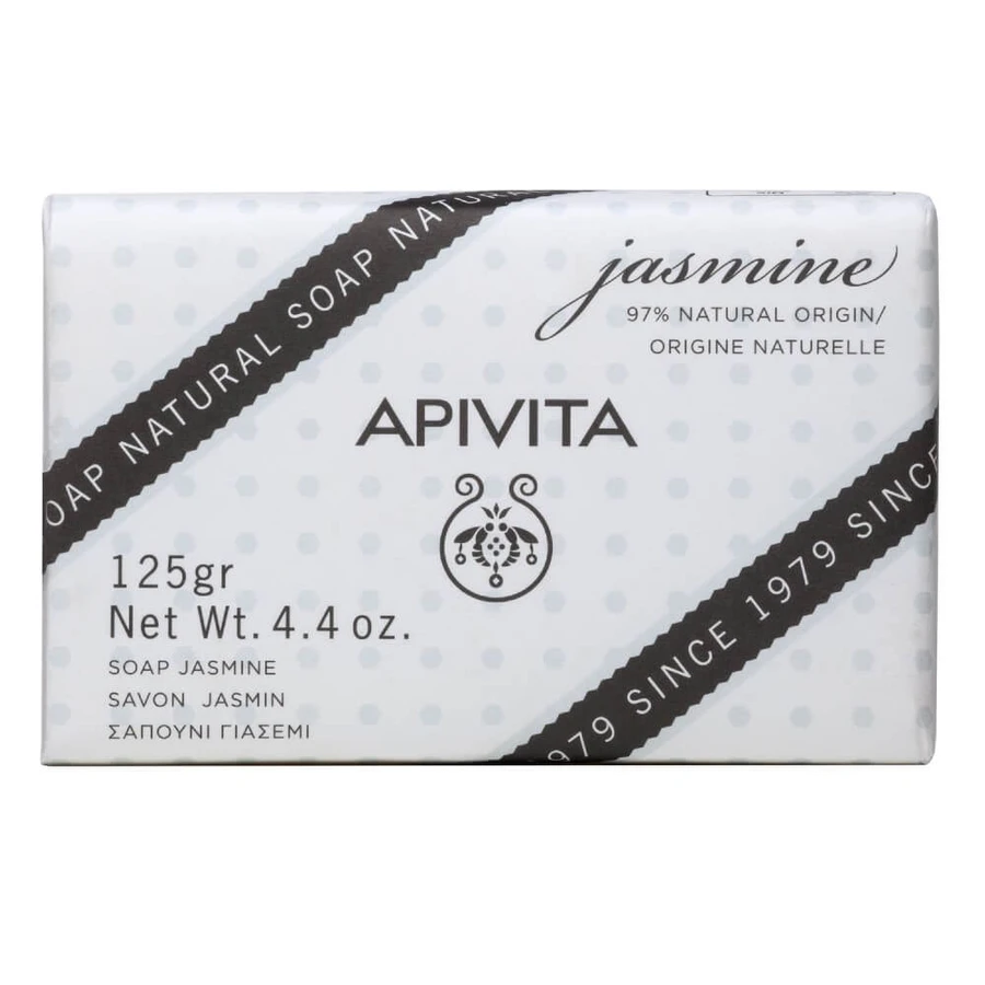 Apivita | Natuurlijke Jasmijnzeep voor Gezicht & Gezichtsverzorging Lichaam | 125gr
