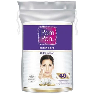Pom Pon | Extra Soft Oval Makeup Discs | 40pcs