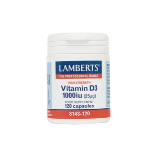 Lamberts | Vitamina D3 1000iu (25μg) | 120 capsule