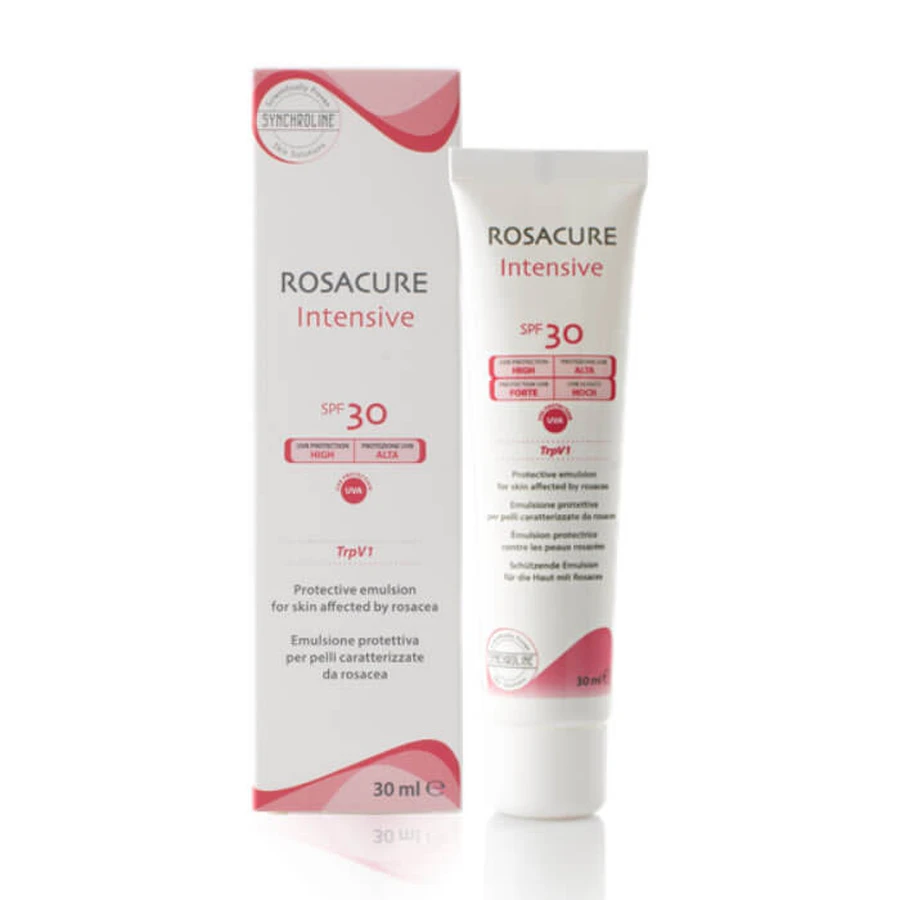 Synchroline | Rosacure Intensieve SPF30 Hydraterende Gezichtscrème voor Vermindering van Roodheid | 30ml