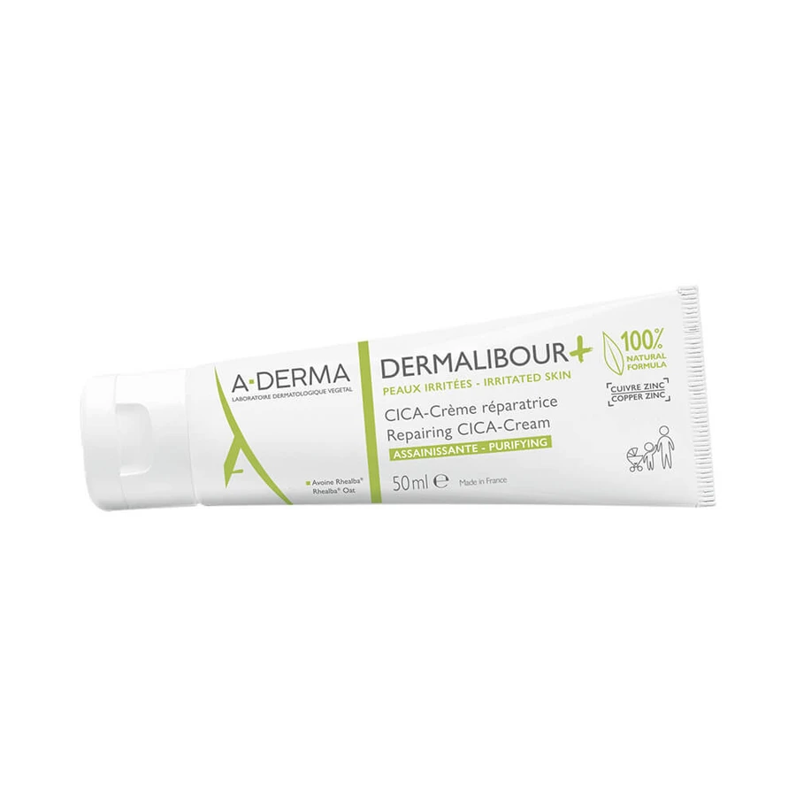 A-derma | Dermalibour Cica-Cream Krem regenerujący do skóry wrażliwej do twarzy i twarzy. Ciało | 50ml: ceny i cechy