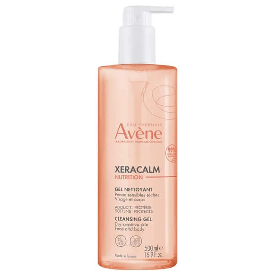 Avene | XeraCalm Nutrition Reinigingsgel | Reinigingsgel voor Gezicht & Gezichtsverzorging Lichaam | 500ml | 500ml