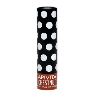 Apivita | Cuidado Labial Hidratante Castaño con Color | 4,4g