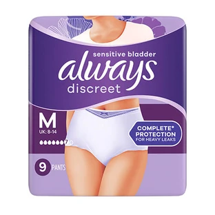 Always Discreet Broekje Plus Medium Ultra Absorberend Ondergoed 9st