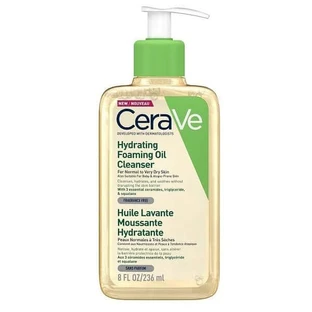 CeraVe | Hydrating Foaming Cleansing Oil Reinigungsöl für trockene & trockene Haut Sensitive Skin | 236ml