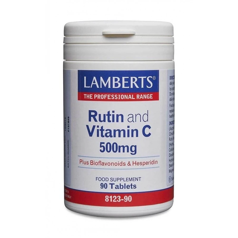 Lamberts | Rutine en vitamine C 500 mg plus Bioflavonoïden | 90 tabbladen