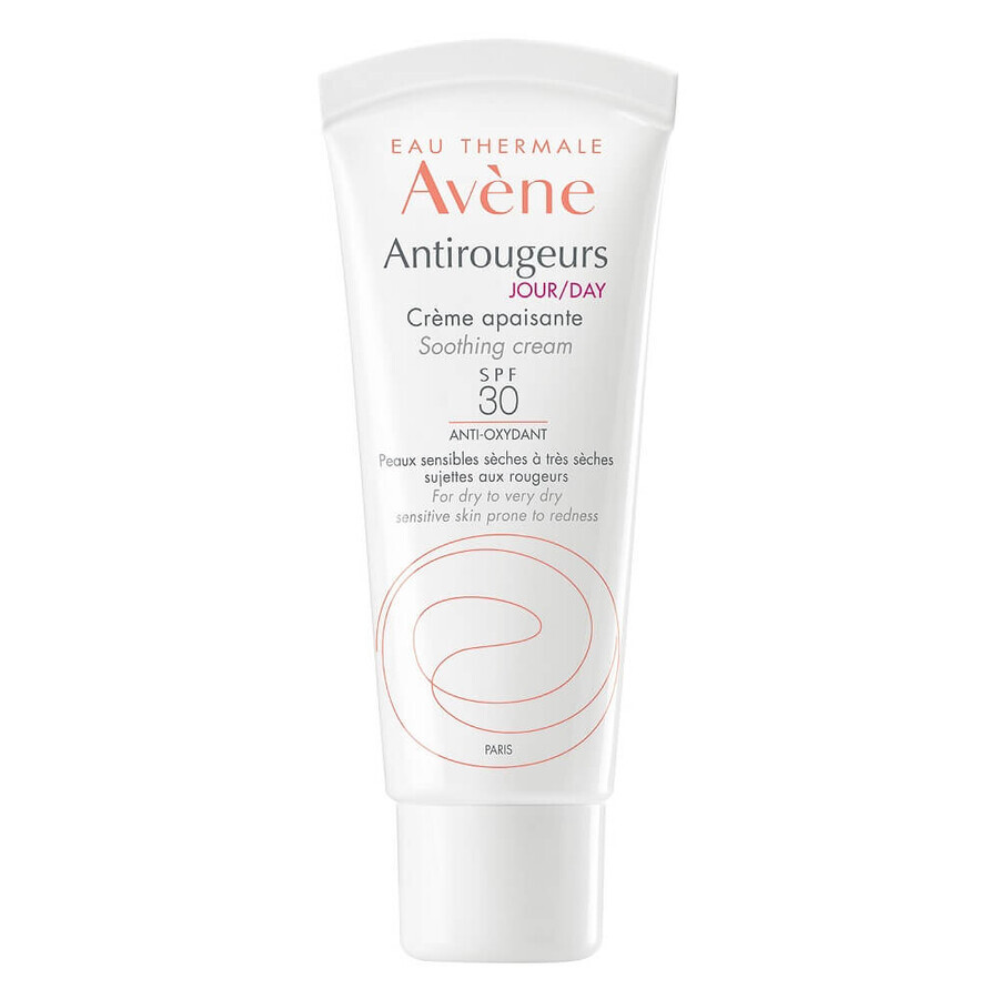 Crème de jour apaisante anti-rougeurs avec SPF 30, 40 ml, Avène