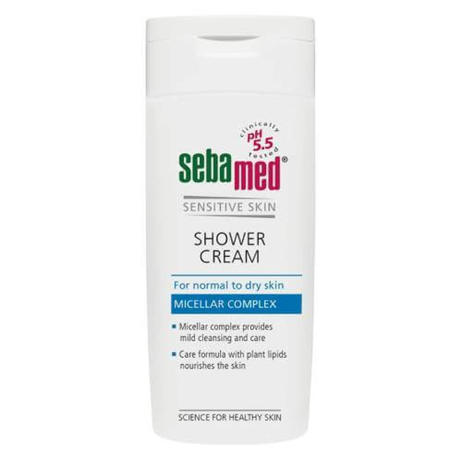 SEBAMED Sensitive Skin Shower Cream Gel Douche Crémeux pour Peaux Normales à Sèches 200ml