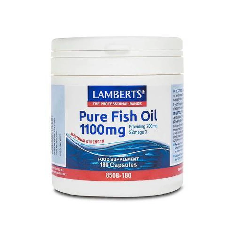 LAMBERTS Pure Fish Oil 1100mg 180 Capsule