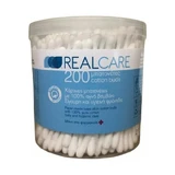 REAL CARE 100% tampoane pure de bumbac 200 buc.