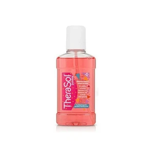 THERASOL Junior Colutorio Fluorado para niños mayores de 6 años, Fresa - Menta 250ml