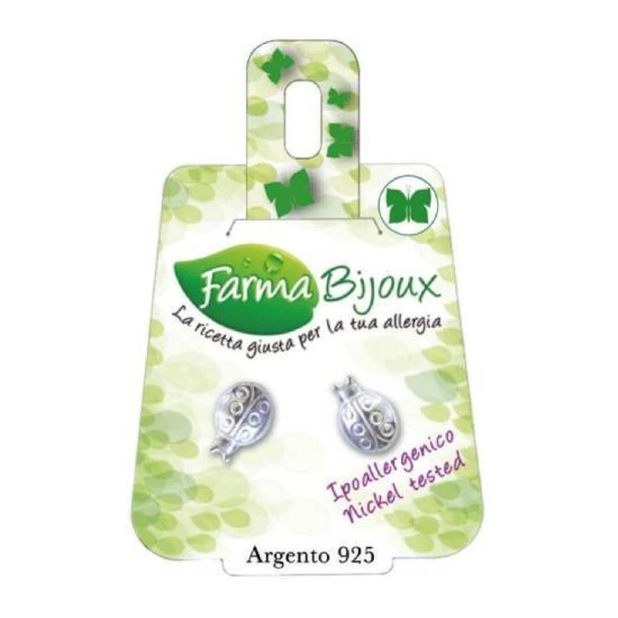 FARMA BIJOUX Pendientes Hipoalergénicos Lila