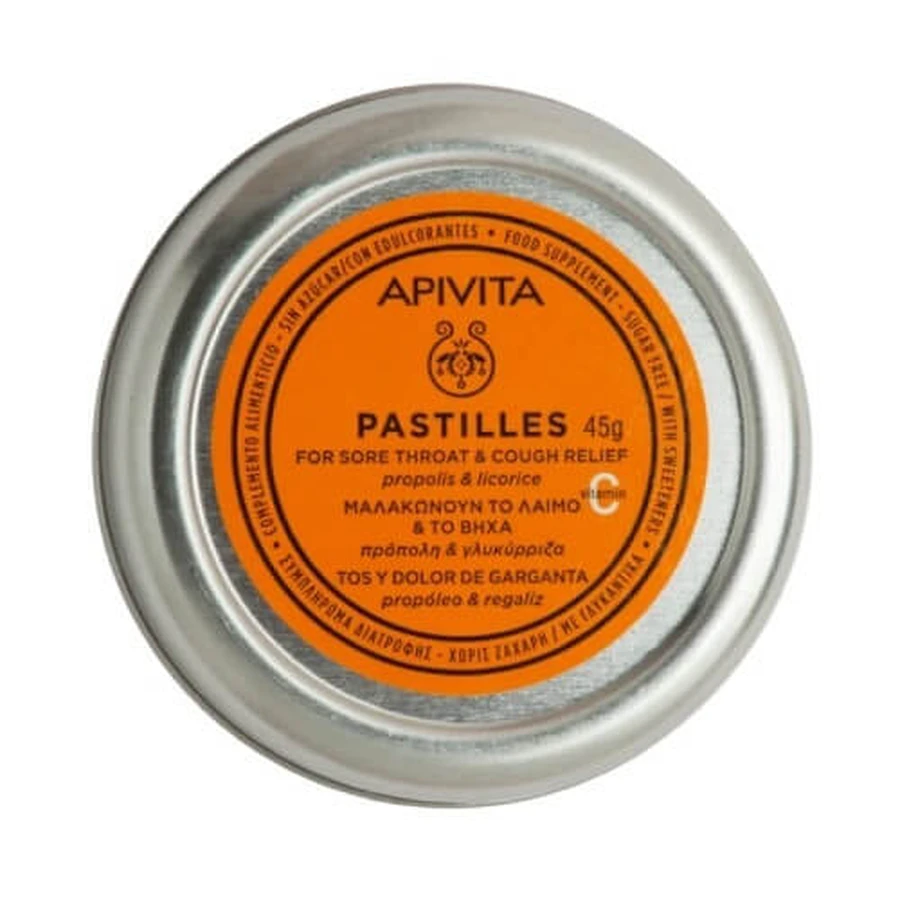 APIVITA Pastillen mit Propolis & Lakritz 45g