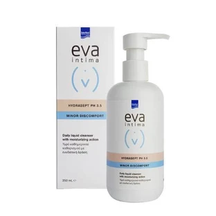 INTERMED Eva Intima Drobne dolegliwości Hydrasept Płyn oczyszczający do okolic wrażliwych Idealny dla kobiet z cukrzycą pH 3,5 250ml