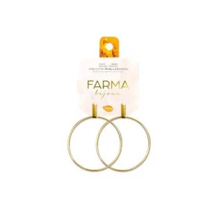 FARMA BIJOUX Hypoallergenic Earrings Gold plated 40mm