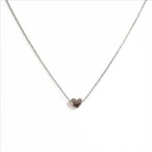 FARMA BIJOUX Hypoallergeen Halsketting Zilver met Hart 40/45cm