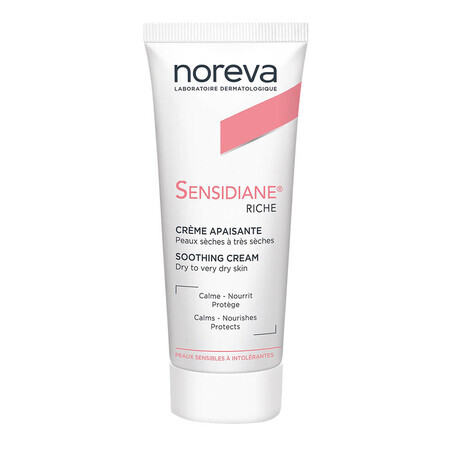 Noreva Sensidiane Riche Crema calmante para pieles sensibles y reactivas, 40 ml