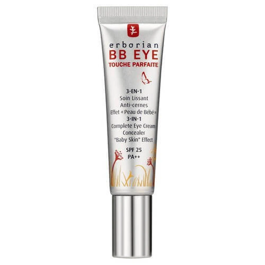 Erborian BB Eye Crema occhi 3 in 1 per l'idratazione, l'anti-età, la lucentezza e le occhiaie con 25SPF 15ml