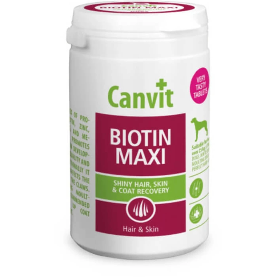 Nahrungsergänzungsmittel für Hunde Canvit Biotin Maxi Hair & Skin 500 gr