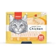 WANPY Creamy Treaty, Kip, zakje voor kattenbeloning, (puree), 700g