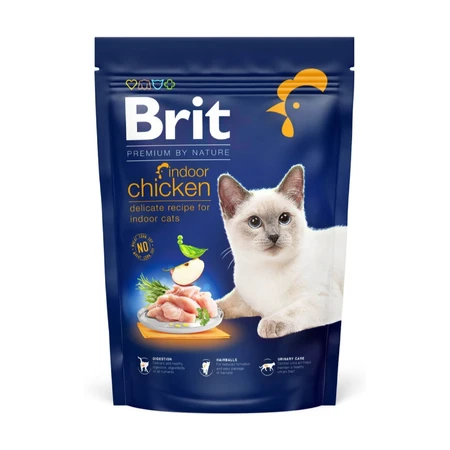 BRIT Premium by Nature Indoor, Kip, droogvoer voor binnenkatten, 800g
