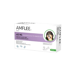 AMFLEE Dog, spot-on, antiparasitic solution, dogs 40-60 kg, 3 pipettes