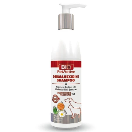 BIO PETACTIVE Dermahexidine, Shampoo für Hunde, Flasche, 250ml