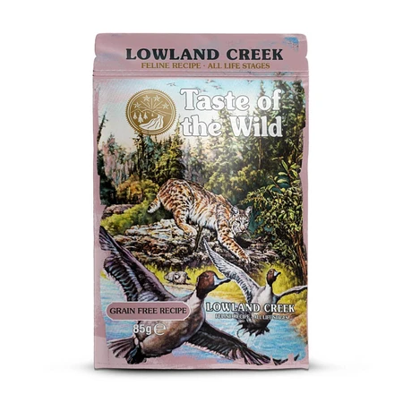 TASTE OF THE WILD Lowland Creek Lowland Creek, Turkey, sachet grain-free wet cat food, (in gravy), 85g