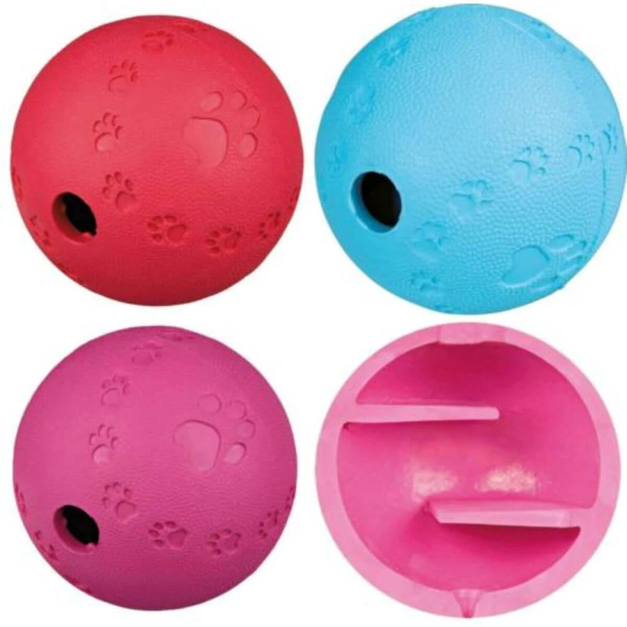 Trixie, labyrinth ball toy for dogs, natural rubber, 9cm, multicolor