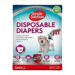 Simple Solution Dog Diapers Small 12 pieces