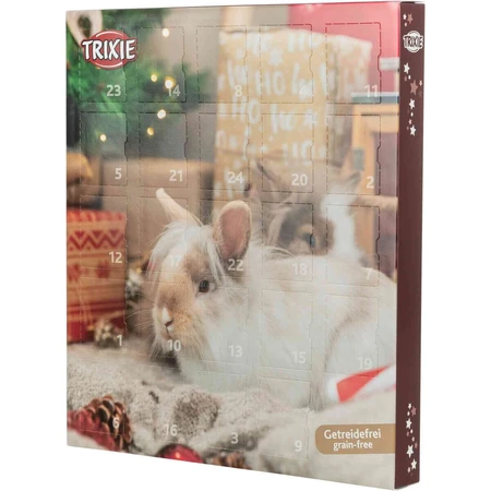 TRIXIE Kerst adventskalender, beloningsdoosje voor kleine dieren, 499g