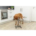 TRIXIE, set suport castroane câini + 2 boluri, înalțime reglabilă, metal, L-XL(2.8l, ⌀24cm)