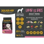 JULIUS-K9 Menu ipoallergenico per adulti, XS-XL, Miele e Riso, cibo secco per cani, allergie, 3kg