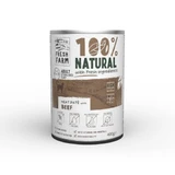 FRESH FARM Smooth Sterilized, Beef, canned wet food for sterilized cats, (pate), 400g