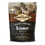 CARNILOVE Adulto S-XL, Ren, alimento seco sin cereales para perros, 1,5kg