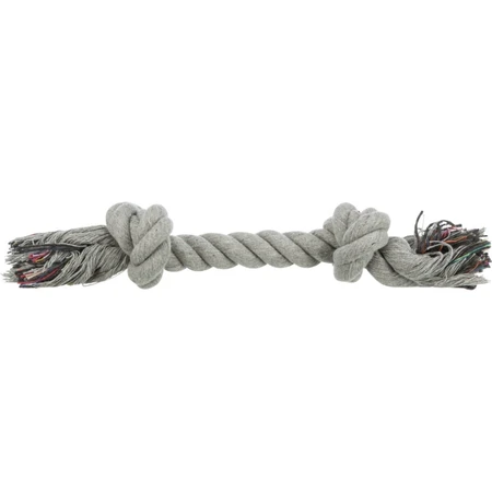 TRIXIE, juguete de cuerda con 2 nudos perros, 26cm, multicolor