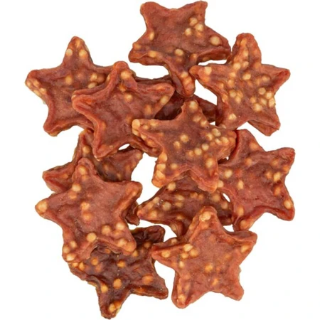 TRIXIE Christmas Premio Stars, XS-XL, Ente und Reis, Hundeleckerli, 100g