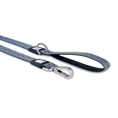 MAX & MOLLY Mykonos Black, Hundeleine, Polyester, schwarz und weiß, M(1,2m x 2cm)