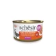 SCHESIR Complementary In Broth, Tonijn en pompoen, nat kattenvoer in blik, (in soep), 70g