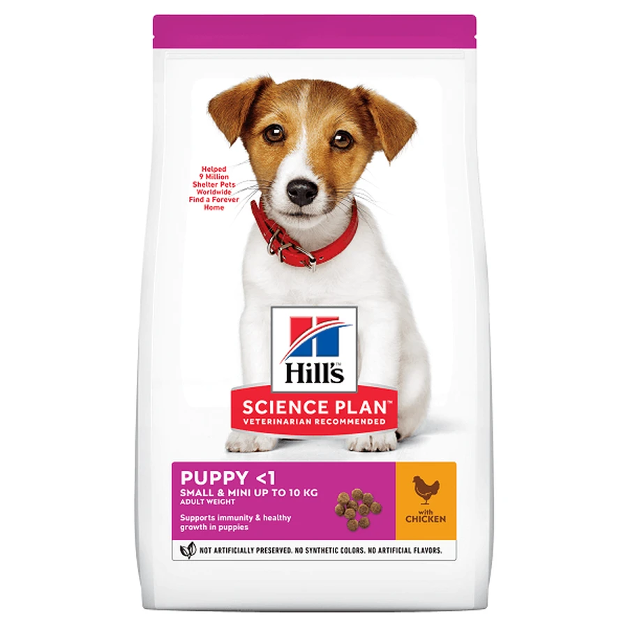 Hill's SP Canine Puppy Klein & Miniatuur Kip, 1,5 kg