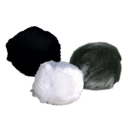 Trixie, palla, giocattolo, gatti, con campanello, peluche, multicolore, 3 cm