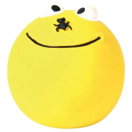 Trixie, smiley ball toy for dogs, with sound, latex, 6cm, multicolor