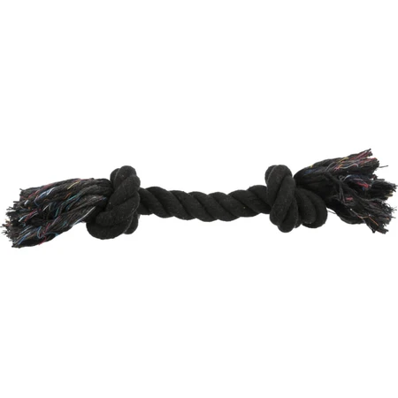 TRIXIE, juguete de cuerda con 2 nudos, 37cm, multicolor